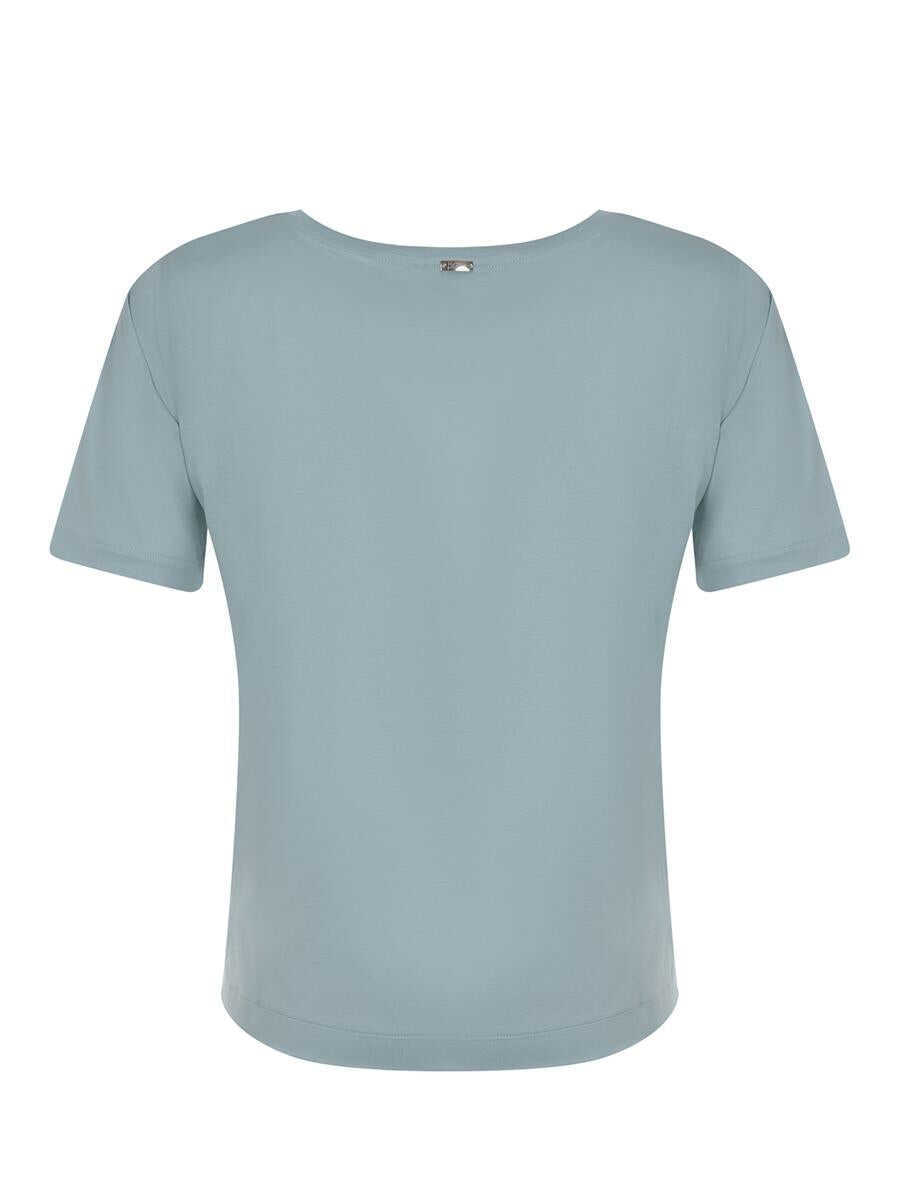 Topuri Herno Herno  T-Shirts And Polos VERDE MENTA Femei (BM 17647998) 3