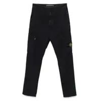 Pantaloni Stone Island Slim Fit Cargo Trousers Brushed Organic Cotton Canvas 'Old' Effect Barbati