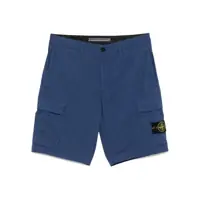 Pantaloni Stone Island Cargo Shorts Stretch Cotton Tela 'Paracadute' Barbati