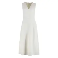 Rochii Calvin Klein Linen-Blend Dress Femei