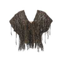 Topuri Brunello Cucinelli 'Dazzling Abstract Embroidery' Top Femei