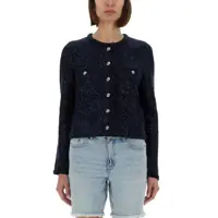 Pulovere Michael Kors Metallic Knit Jacket Femei