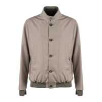 Bomber jacket Moorer Bernie-Pum Sand Bomber Jacket Barbati