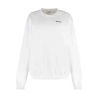 Pulovere Off-White Cotton Crew-Neck Sweatshirt Femei
