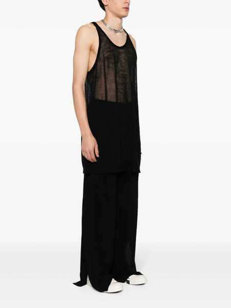 Topuri Rick Owens Rick Owens Tank Top Black Barbati (BM 17650305) 3