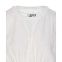 Topuri MM6 Maison Margiela Dama - Topuri MM6 Maison Margiela Mm6 Maison Margiela T-Shirts And Polos WHITE Femei (BM 17650518) - B-mall.ro