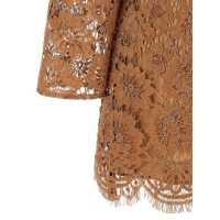 Rochii Self-Portrait Dama - Rochii Self-Portrait Self-Portrait Tan Lace Bow Mini Dress BROWN Femei (BM 17650878) - B-mall.ro