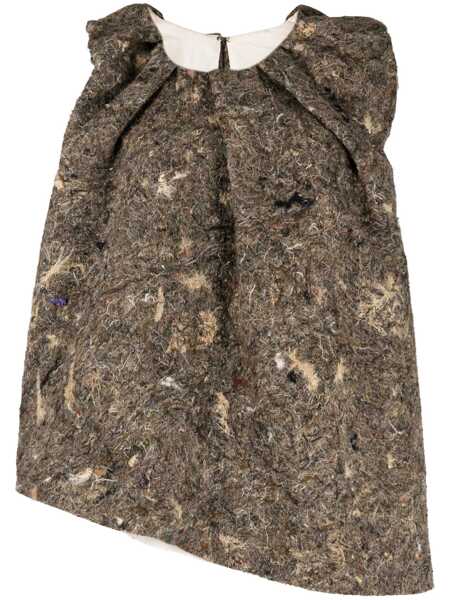 Topuri UMA WANG Uma Wang T-Shirts & Tank Tops BROWN Femei (BM 17651226) 1