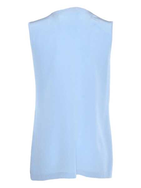 Topuri Kangra SILK TANK TOP Light Blue Femei (BM 17651595) 2