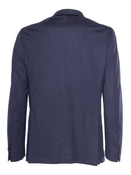 Sacouri BRERAS MILANO Double-breasted blue blazer Blue Barbati (BM 17651613) 3