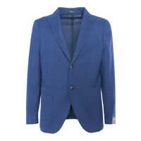Sacouri BRERAS MILANO Blue single-breasted blazer