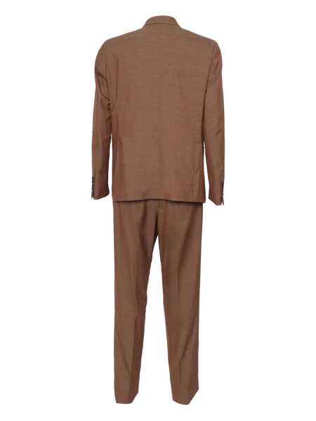 Costume BRERAS MILANO DOUBLE-BREASTED SUIT WITH PATCH POCKET Brown Barbati (BM 17651634) 2