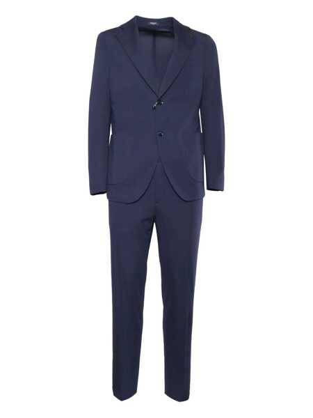 Paltoane BRERAS MILANO SUIT WITH WELT POCKET Blue Barbati (BM 17651640) 3
