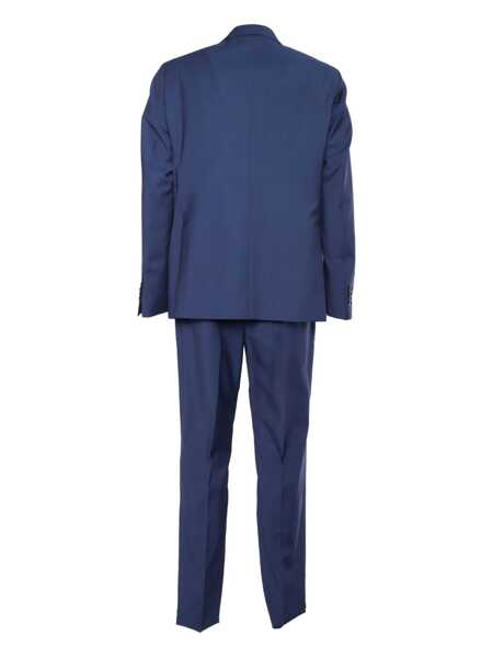 Paltoane BRERAS MILANO SINGLE-BREASTED SUIT WITH FLAP POCKET Blue Barbati (BM 17651649) 2