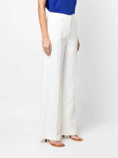 Pantaloni P.A.R.O.S.H. PANTS White Femei (BM 17651658) 3