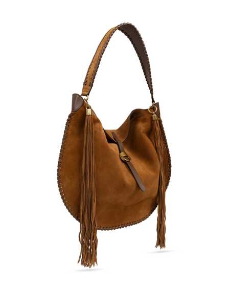Genti de umar Isabel Marant Oskan Hobo Folk medium shoulder bag Brown Femei (BM 17651670) 4
