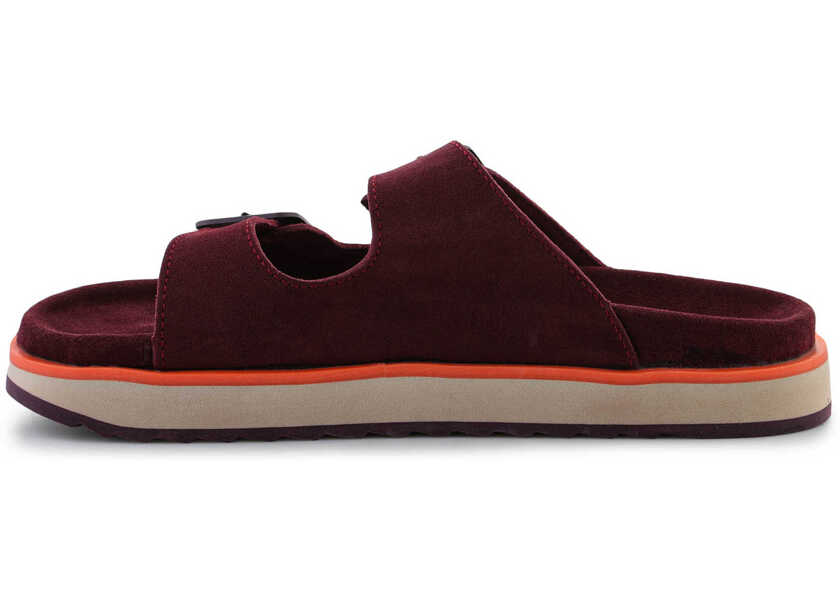 Slapi D.Franklin Nordic Sandal Buckle Burgundy Red Femei (BM 17651710) 4