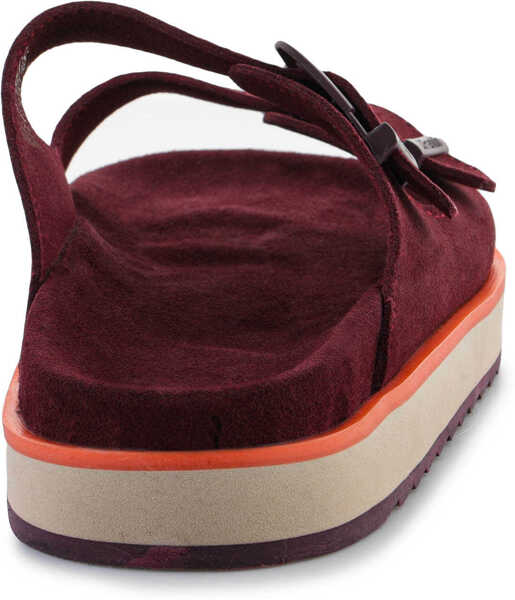 Slapi D.Franklin Nordic Sandal Buckle Burgundy Red Femei (BM 17651710) 5
