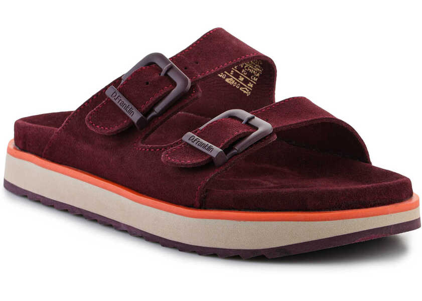 Slapi D.Franklin Nordic Sandal Buckle Burgundy Red Femei (BM 17651710) 1