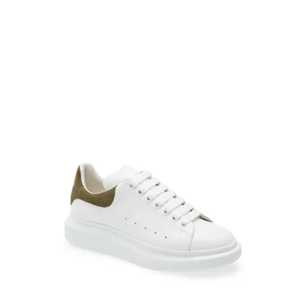 Sneakers Alexander McQueen Alexander McQueen Crocodile Oversized Sneakers White Barbati (BM 17651793) 2
