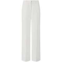 Pantaloni casual 'Wonderwall' White Pants With Belt Loops In Viscose Blend Woman Femei
