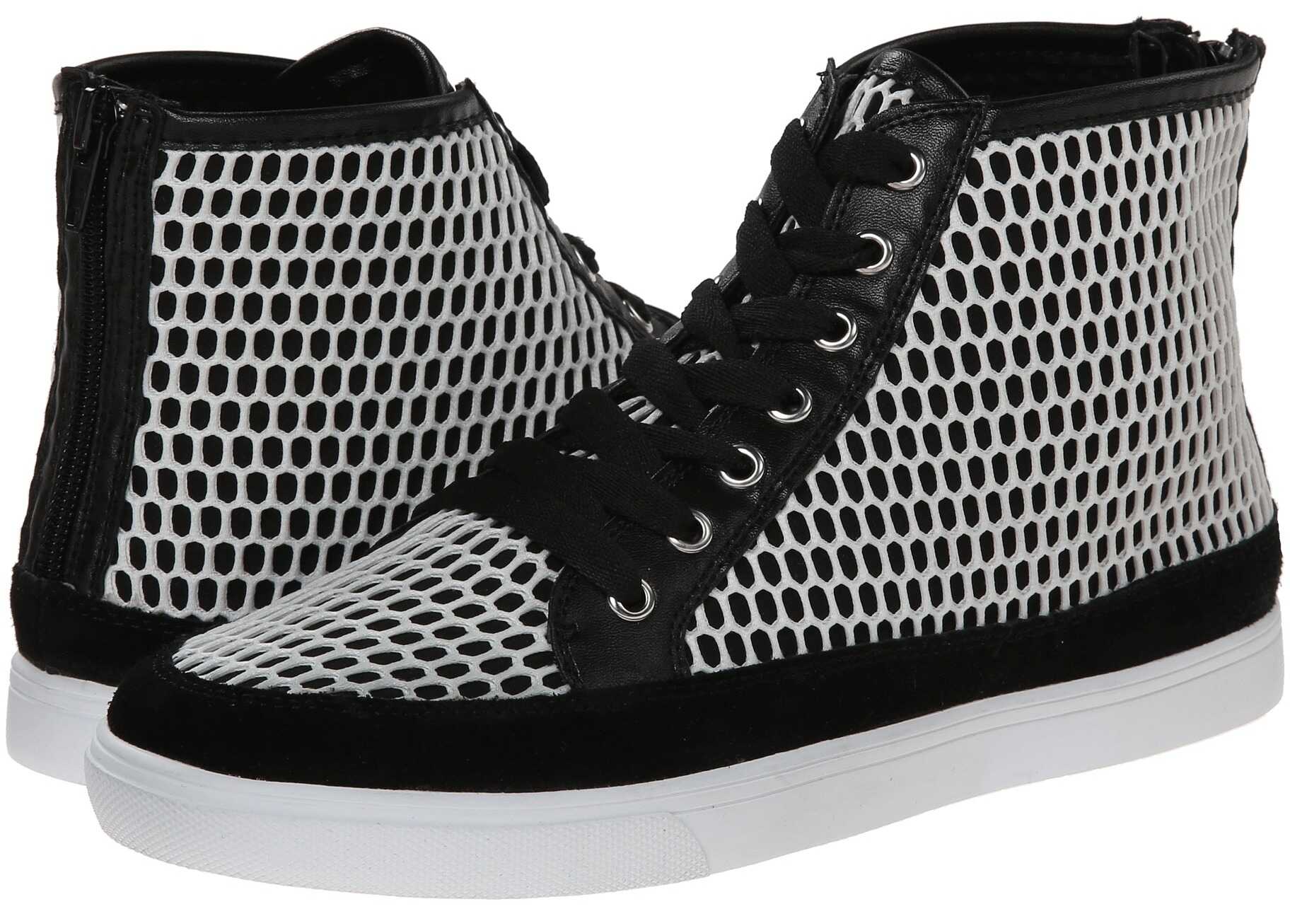 Tenis Nine West Bachney White/Black Multi Fabric