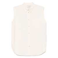 Camasi Forte_Forte Slubbed Viscose Sleeveless Shirt Clothing Femei