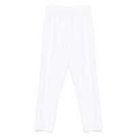 Pantaloni casual Forte_Forte Viscose Cotton Twill Elasticated Pants Clothing Femei