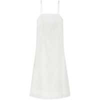 Rochii Midi White Dress With Embroidery In Cotton Woman Femei
