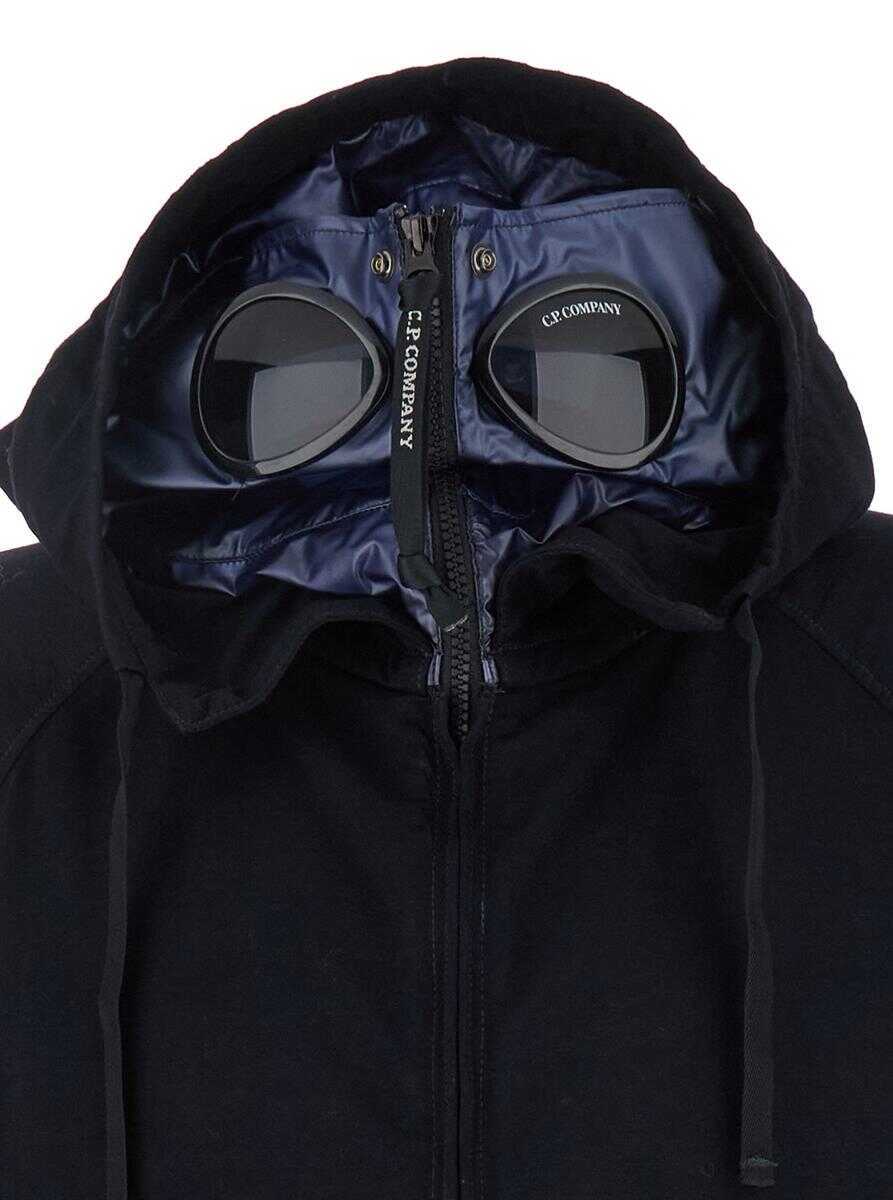 Geci C.P. Company Blue Jacket With Explorer Hood And Adjustable Drawstring Waist In Tech Fabric Man BLUE Barbati (BM 17652186) 3