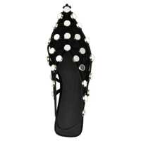 Balerini THE ATTICO Dama - Balerini THE ATTICO The Attico Grid Slingback Black Femei (BM 17652624) - B-mall.ro