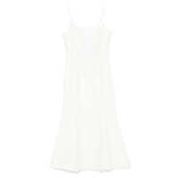 Rochii Twinset White Midi Dress With Side Slit Femei
