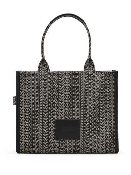 Genti de mana Marc Jacobs Marc Jacobs The Monogram Jacquard Large Tote Shopping Bag Beige Femei (BM 17652912) 4