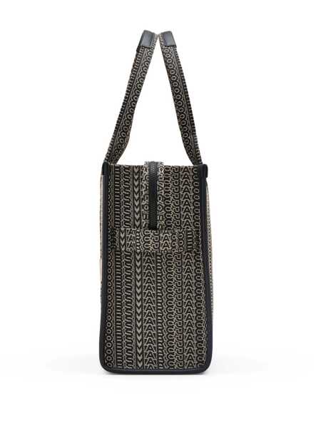 Genti de mana Marc Jacobs Marc Jacobs The Monogram Jacquard Large Tote Shopping Bag Beige Femei (BM 17652912) 5