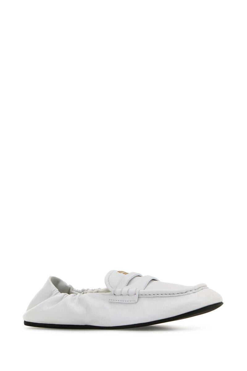 Mocasini Miu Miu Miu Miu Moccasters WHITE Femei (BM 17653284) 2