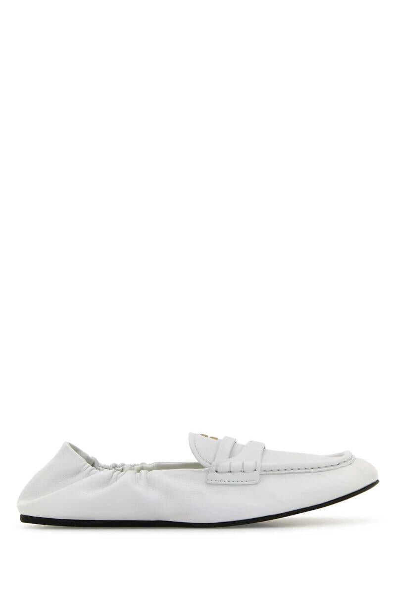 Mocasini Miu Miu Miu Miu Moccasters WHITE Femei (BM 17653284) 1