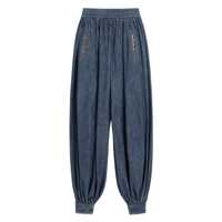 Pantaloni casual Valentino Garavani Valentino Garavani Denim Chambray Pants Femei