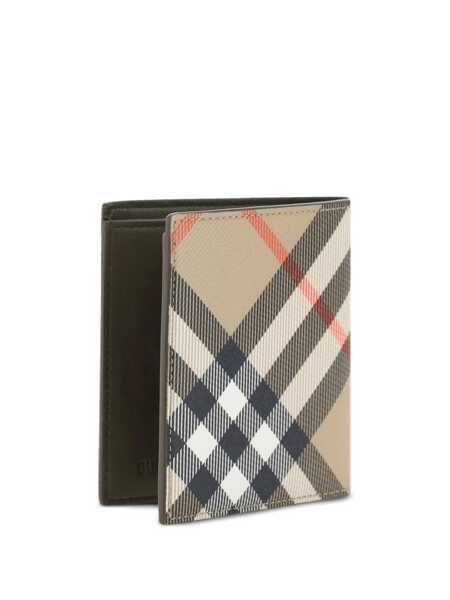 Portofele Burberry Burberry Check Print Wallet Beige Barbati (BM 17653893) 2