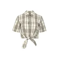 Camasi Burberry Checked Cotton Shirt Femei