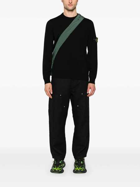 Pulovere Stone Island Stone Island Virgin Wool Crew-Neck Sweater Black Barbati (BM 17653980) 2