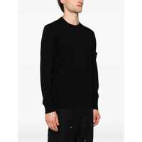 Pulovere pentru Barbati pagina 4 - Pulovere Stone Island Stone Island Virgin Wool Crew-Neck Sweater Black Barbati (BM 17653980) - B-mall.ro