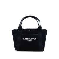 Genti de mana Balenciaga Biarritz Media Canvas Tote Bag Femei