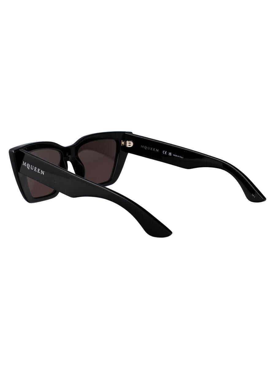 Ochelari de soare Alexander McQueen Alexander McQueen Sunglasses BLACK-BLACK-GREY Femei (BM 17654436) 4