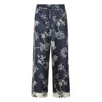 Pantaloni casual 'S Max Mara Cinzia Printed Silk Pants Femei