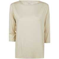 Pulovere Majestic Filatures Boat Neck 3/4 Sleeves Sweater Clothing Femei