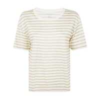 Pulovere Majestic Filatures Short Sleeves Round Neck Sweater Clothing Femei