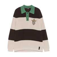 Tricouri Polo Fendi Knitted Cotton Polo Shirt Barbati