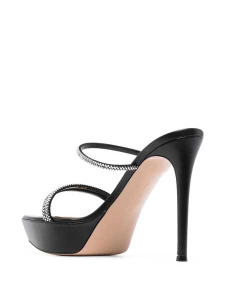 Sandale Gianvito Rossi Gianvito Rossi Leather Mules Black Femei (BM 17655837) 3