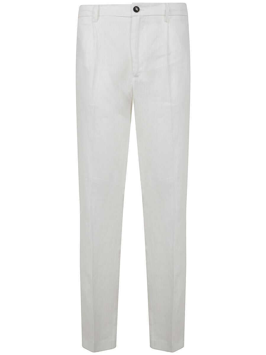 Pantaloni MICHAEL COAL Michael Coal Denny Drawstring Trousers Clothing WHITE Barbati (BM 17656710) 1