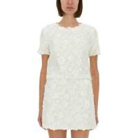 Topuri Michael Kors Top With Floral Appliqués Femei